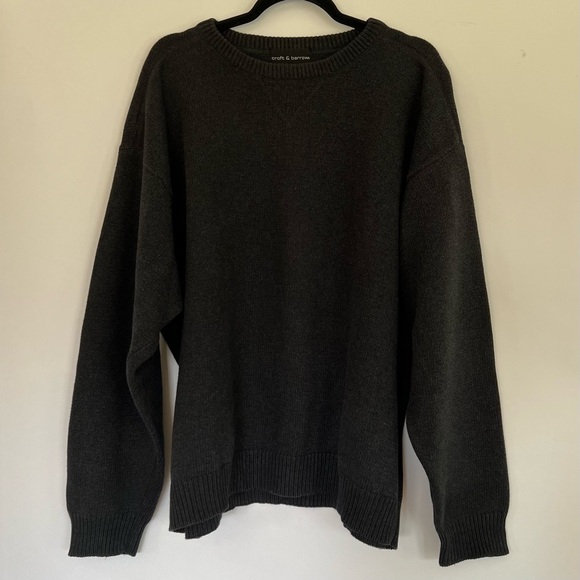 croft & barrow Other - Croft & Barrow Dark Grey Knit Sweater, Size XXL